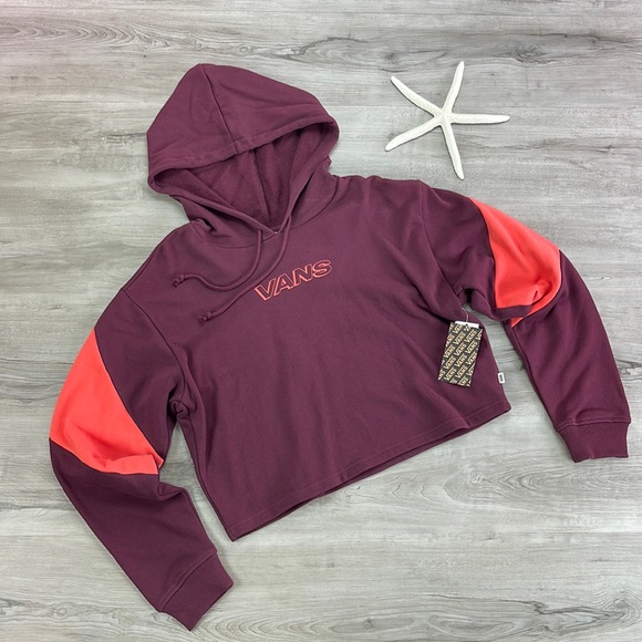 Vans Tops - 🔆VANS🔆 HOODIE CROPPED SWEATSHIRT